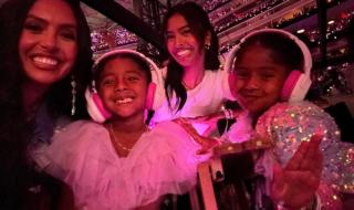 霉霉演唱会拥抱科比小女儿 霉霉演唱会拥抱科比小女儿